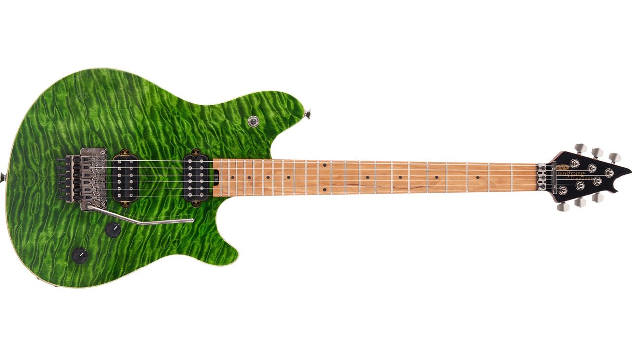 EVH Wolfgang WG Standard QM Transparent Green