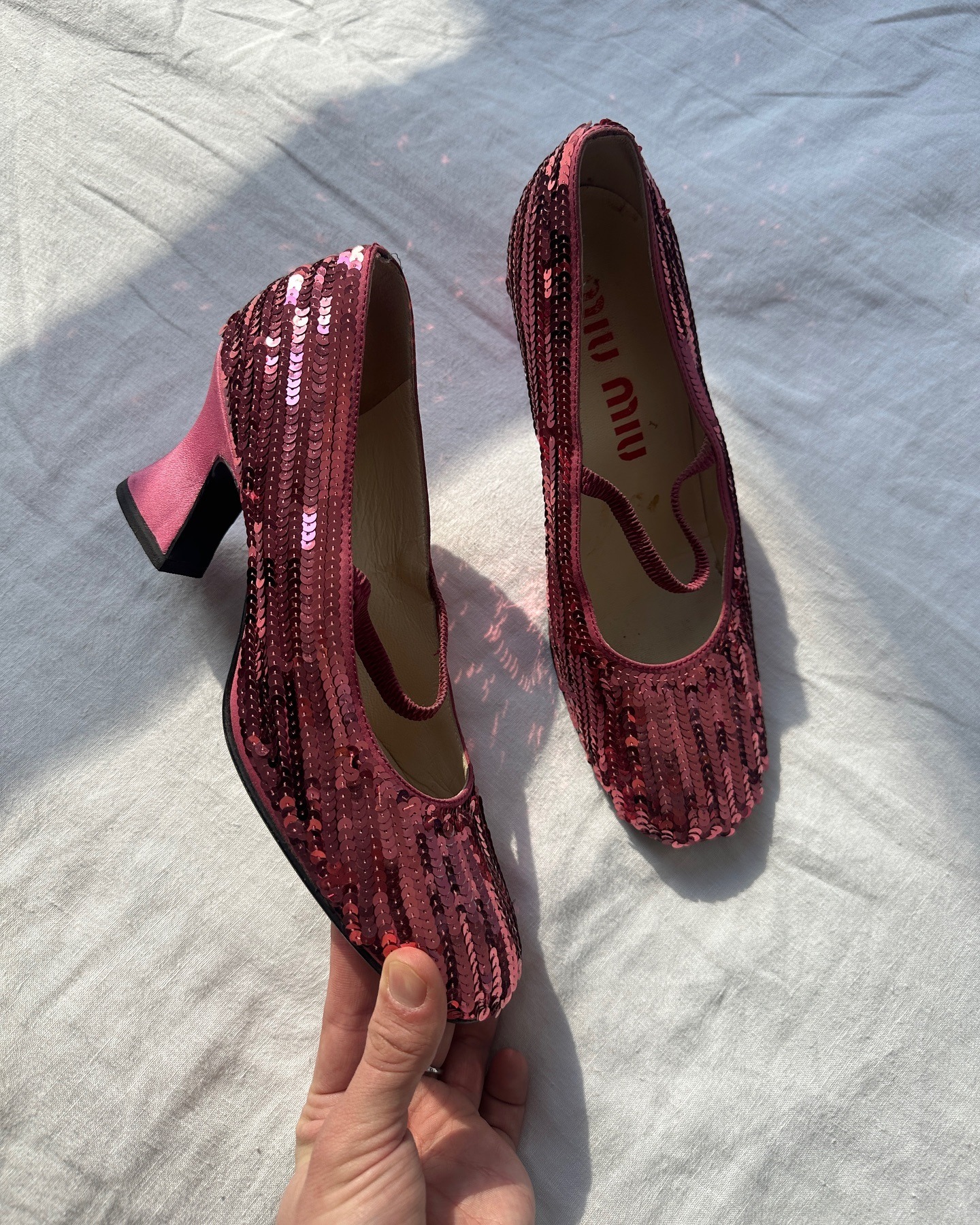Miu Miu Sparkly Shoes