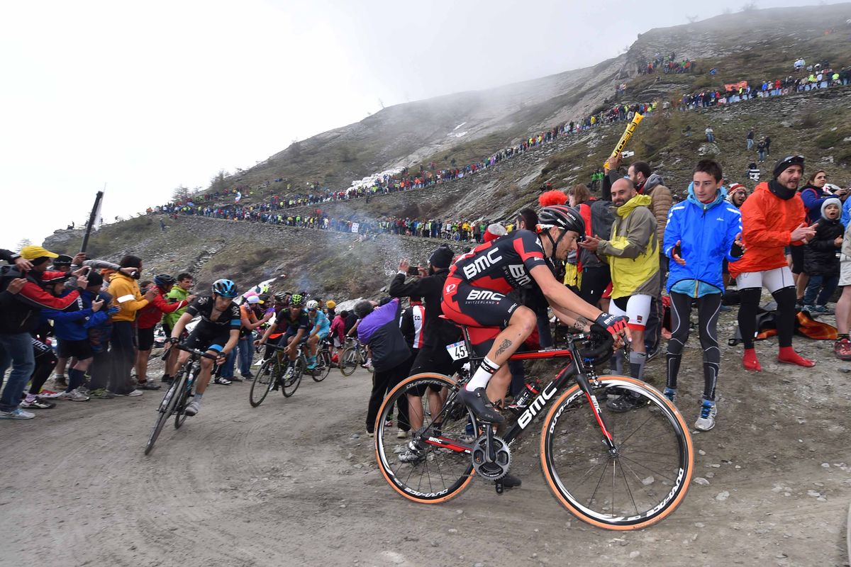 Leopold struggled on the Colle delle Finestre