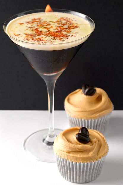 Cocktails & Cupcakes at the Mayfair Hotel, London, Caramelised Espresso Martini