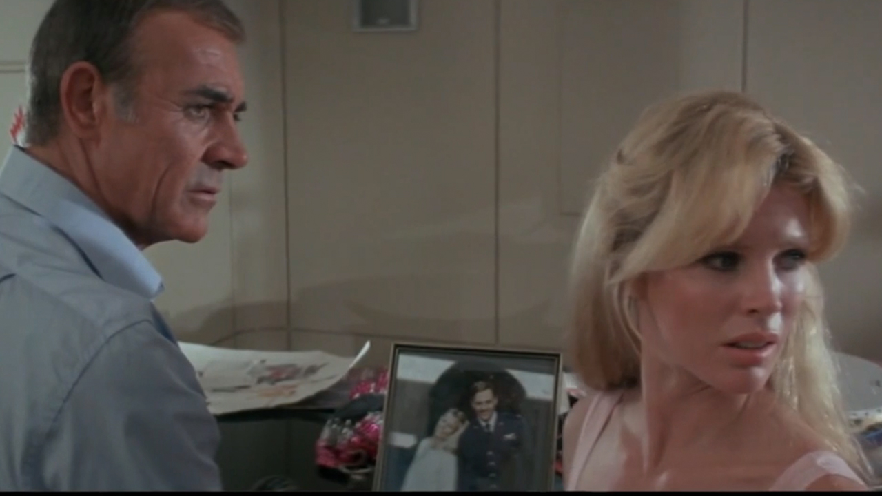 Kim Basinger and Sean Connery in Never Say Never Again