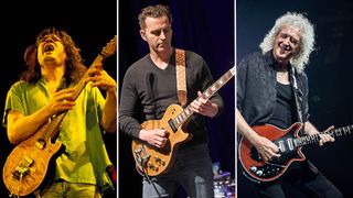 Eddie Van Halen, Dweezil Zappa, Brian May