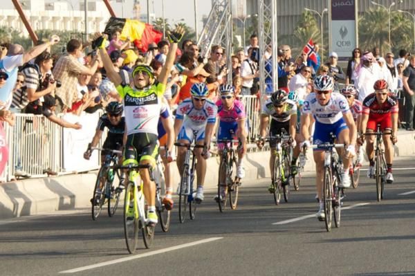 Andrea Guardini (Farnese Vini) wins the final stage in Qatar
