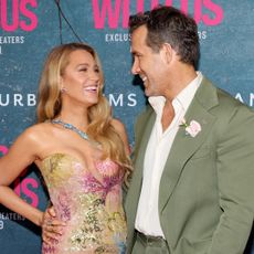 Blake Lively and Ryan Reynolds attend the "It Ends With Us" New York Premiere at AMC Lincoln Square Theater on August 06, 2024 in New York City.