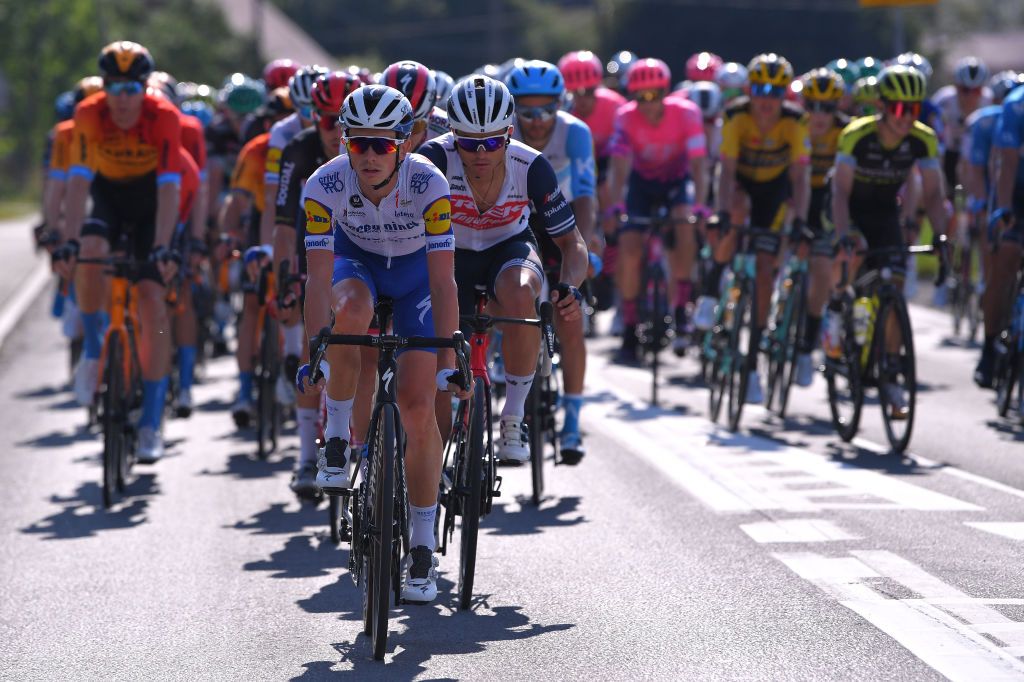 KRAKOW POLAND AUGUST 09 James Knox of The United Kingdom and Team Deceuninck QuickStep during the 77th Tour of Poland 2020 Stage 5 a 188km stage from Zakopane to Krakow TourdePologne tdp20 on August 09 2020 in Krakow Poland Photo by Luc ClaessenGetty Images