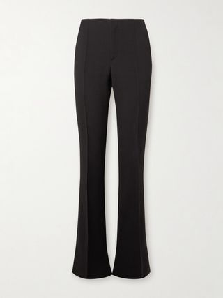 Grain De Poudre Wool Flared Pants