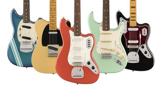 Fender Vintera II collection of electric guitars