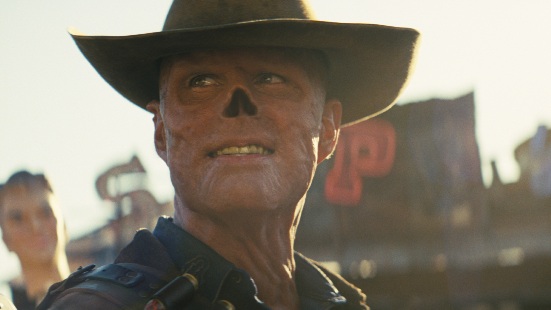 Walton Goggins als Ghul-Kopfgeldjäger in der Fallout-TV-Serie von Amazon.