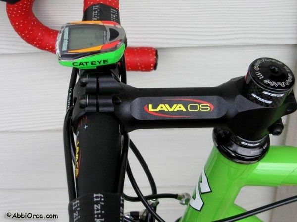Profile Lava over-sized stem and bar steer the riders.