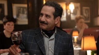 Tony Shalhoub smiling and looking to his left in The Marvelous Mrs. Maisel.