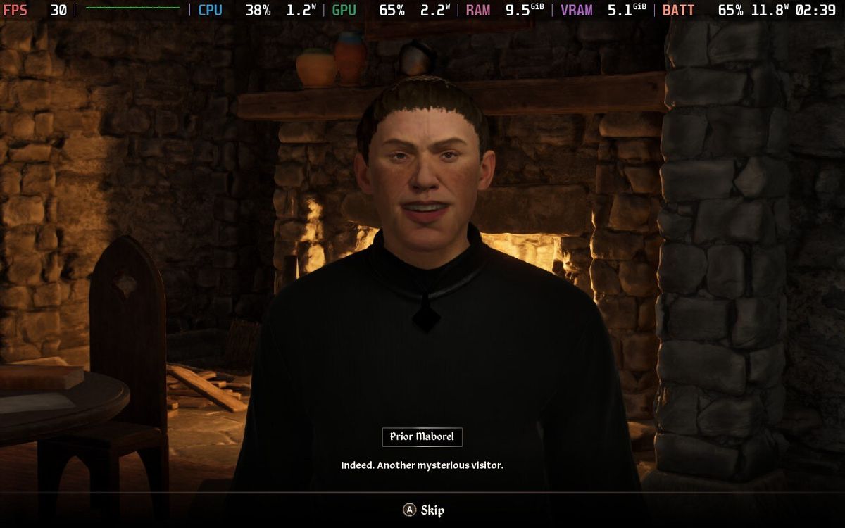 An NPC holds forth in Oblivion Remastered
