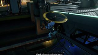 Ratchet and Clank Rift Apart Gold Bolt 6 location underneath the first platform after landing at Zurkies