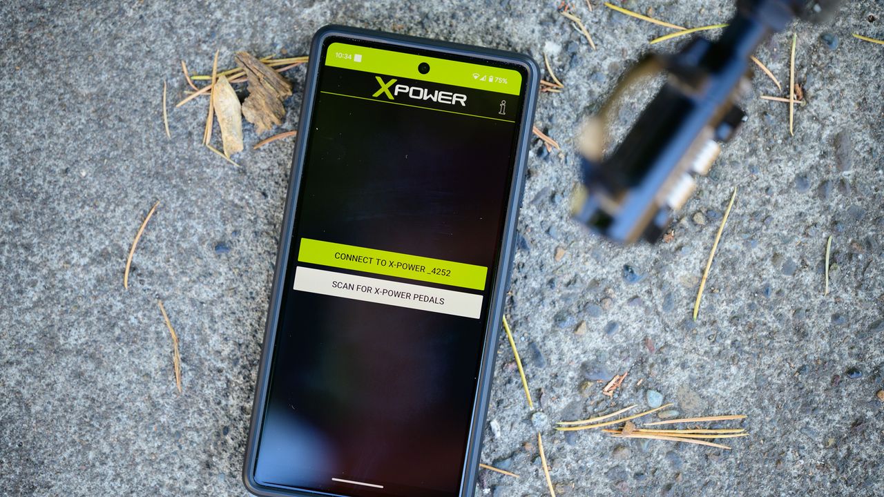 SRM XPower Road app pairing screen