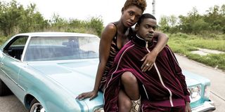 Jodie Turner-Smith and Daniel Kaluuya in Queen and Slim