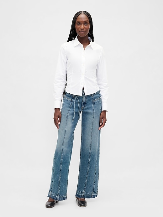 Low Rise &#039;90s Loose Jeans