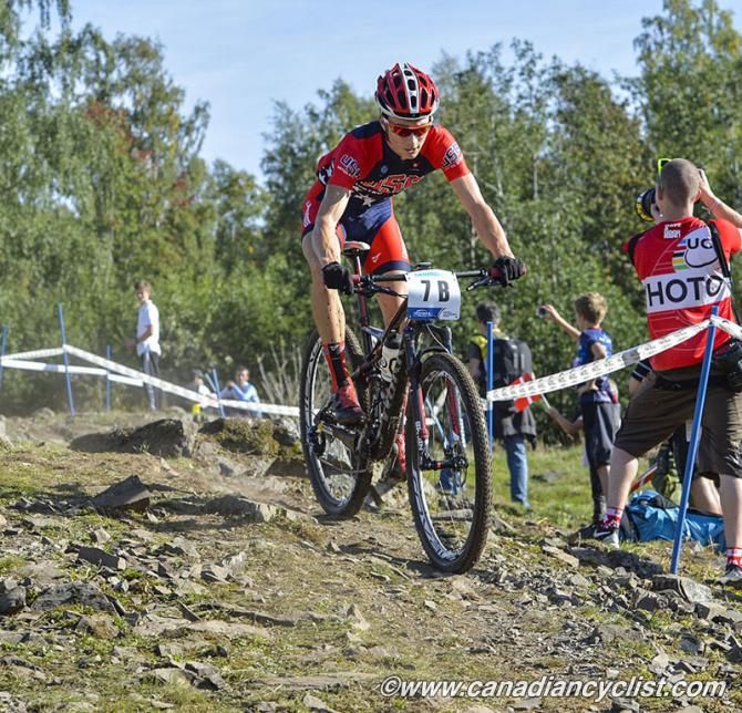 Neilson Powless races the team relay