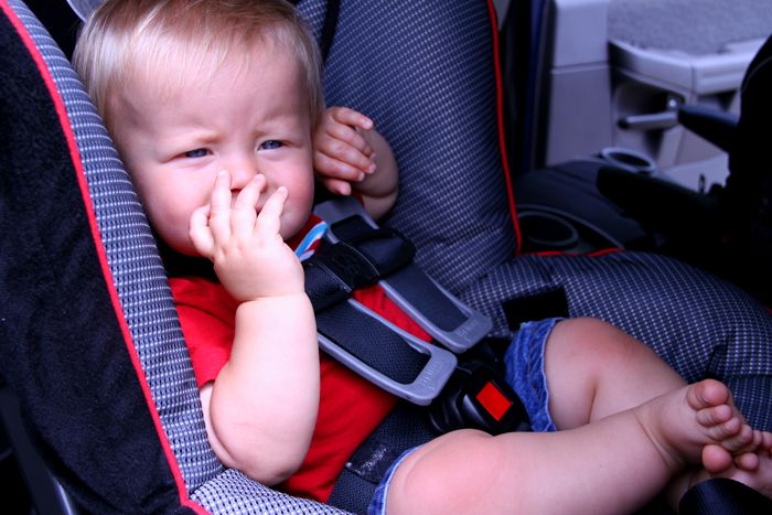 Baby safe outlet car seat installation