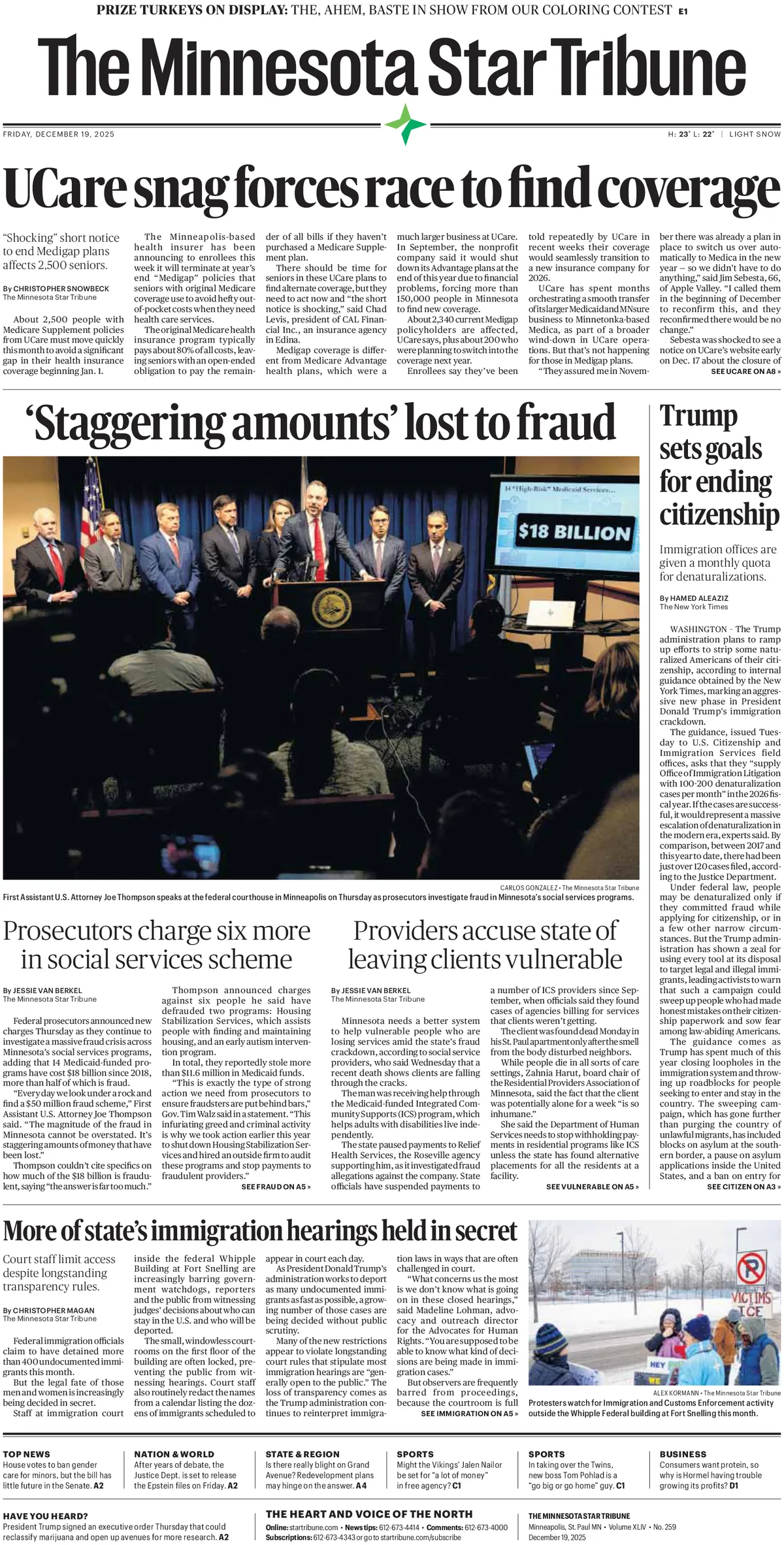 The Minnesota Star Tribune