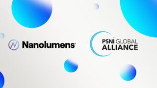 PSNI Global Alliance and Nanolumens logos merged after their partnership.