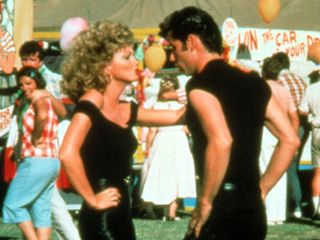 Sandy and Danny perform iconic movie dance