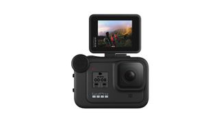 GoPro Hero 8 Black's optional Disply Mod and Media Mod add a selfie screen and better microphone facilities