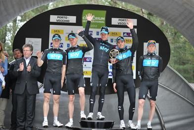 Sky Procycling took out the Team prize at the Criterium International