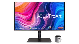 Asus ProArt Display PA32UCG-K against a white background