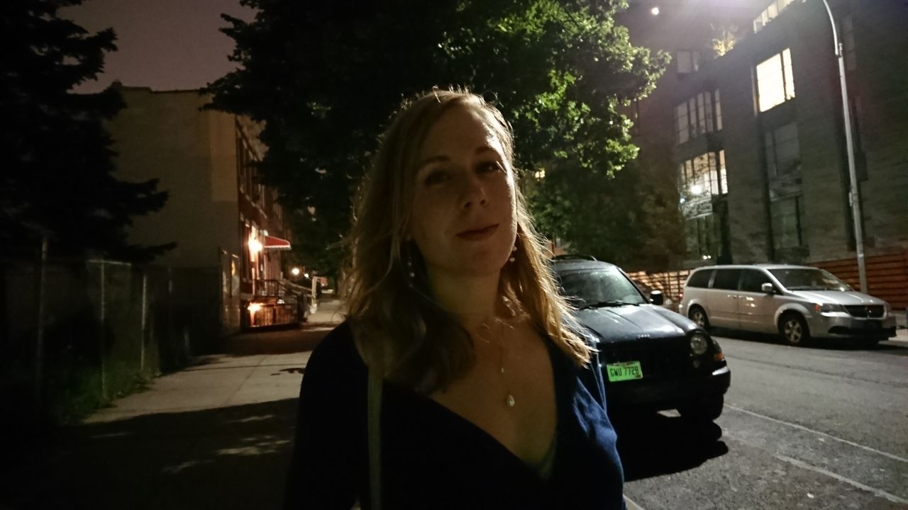 This could be a whole lot worse. Fairly pleased with the low-light performance, though it suffers from the same artifacts that we've seen during the day. Click to view in full resolution