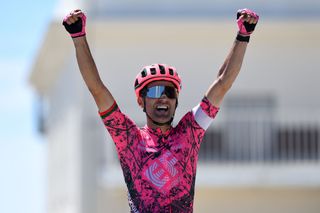 Ruben Guerreiro winning the Mont Ventoux race this year