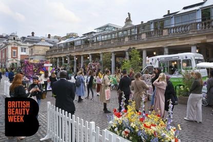 British Beauty Week 2021 event taking place in Covent Garden, London