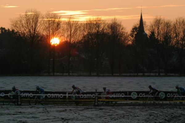 Sunset in Gieten, The Netherlands.