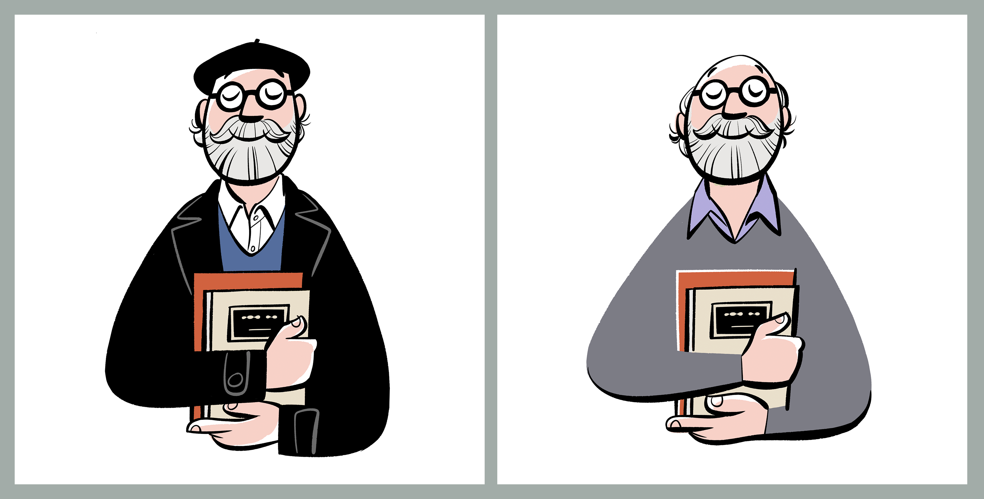Satoshi Hashimoto's portrait of Bill Stout