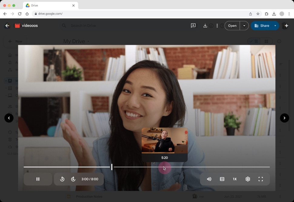 Google Drive thumbnail images