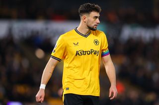 Chelsea target Max Kilman of Wolverhampton Wanderers during the Premier League match between Wolverhampton Wanderers and Burnley FC at Molineux on December 05, 2023 in Wolverhampton, England. (Photo by James Gill - Danehouse/Getty Images)