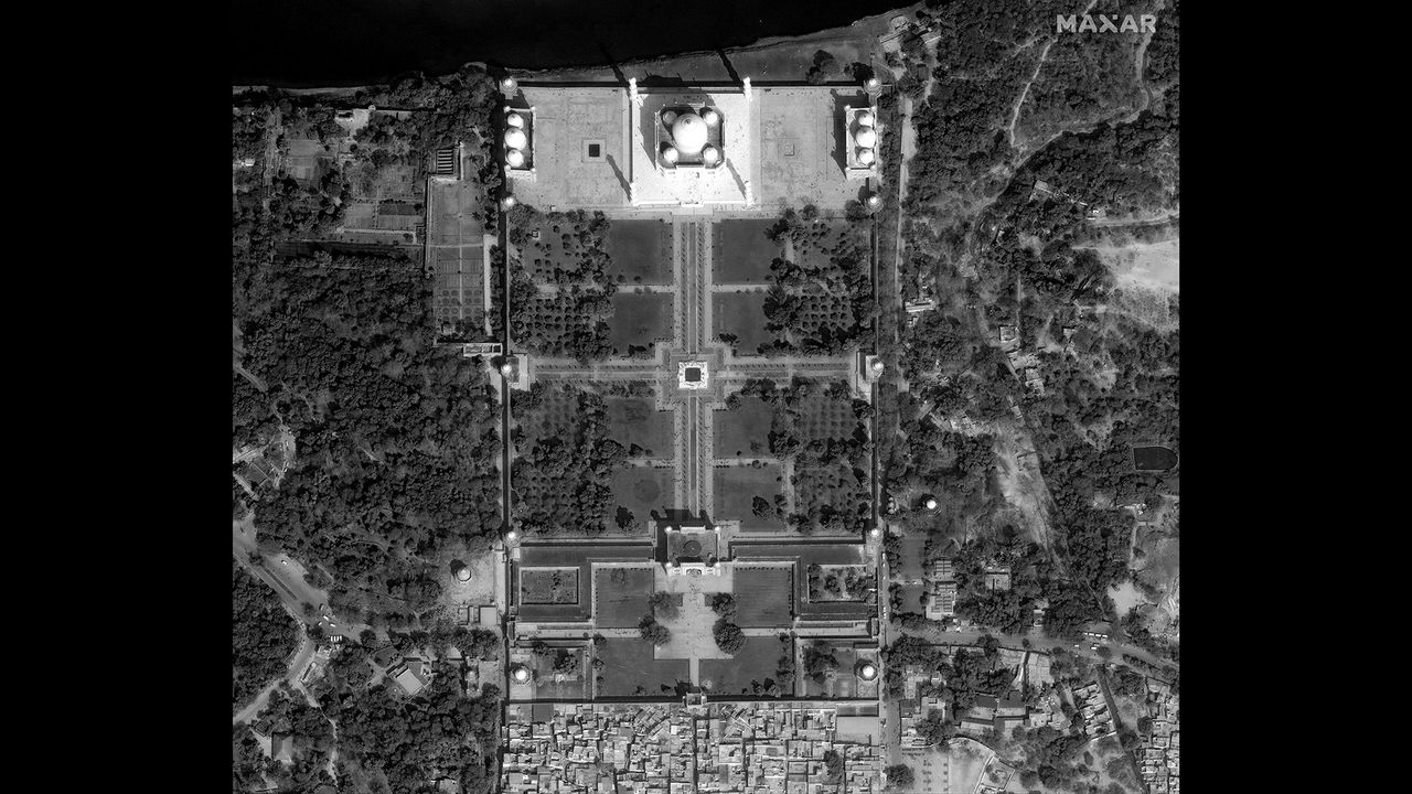 The Taj Mahal in Agra, India, on Feb. 10, 2020.