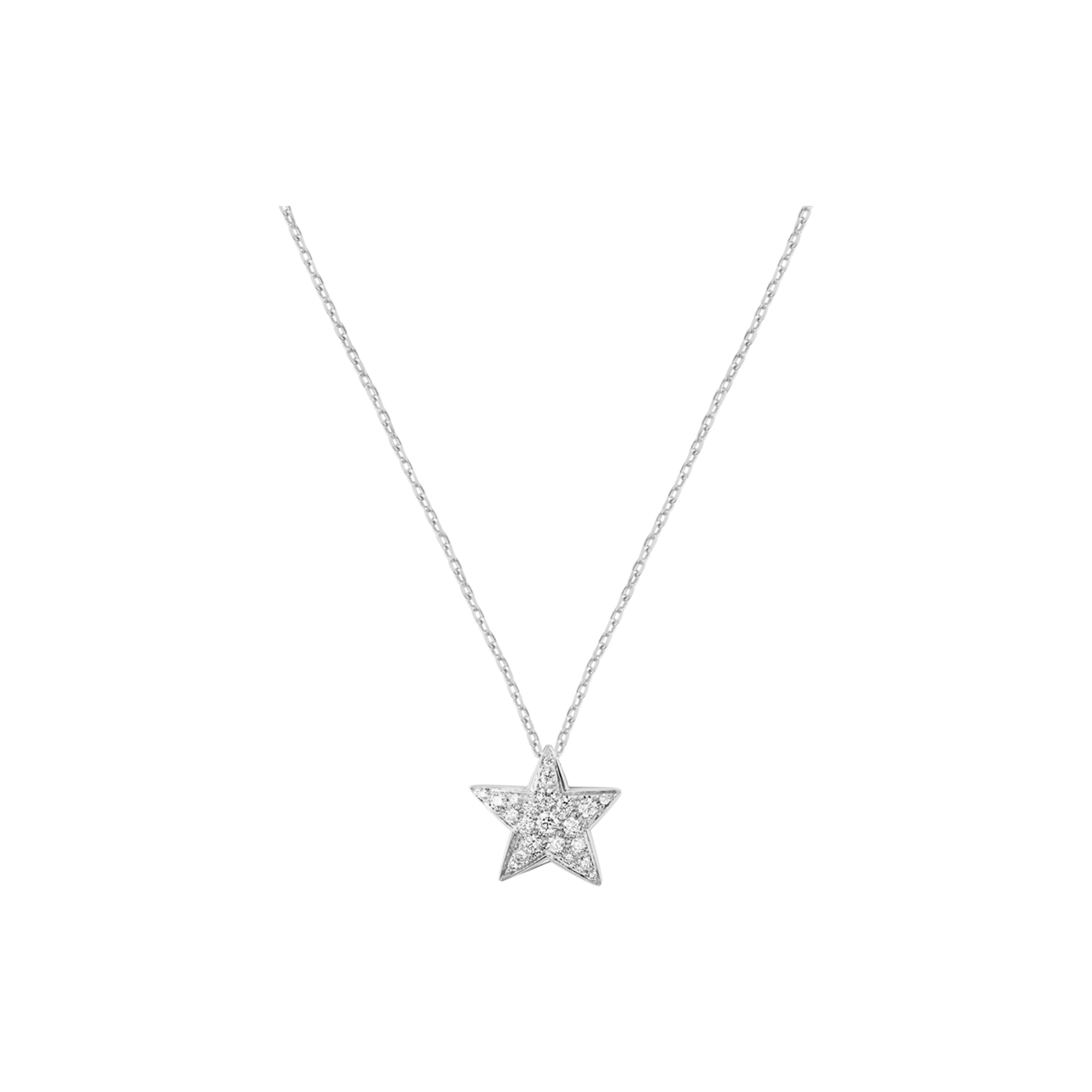 Chanel, Com&amp;egrave;te G&amp;eacute;ode Necklace Large Version in 18K White Gold