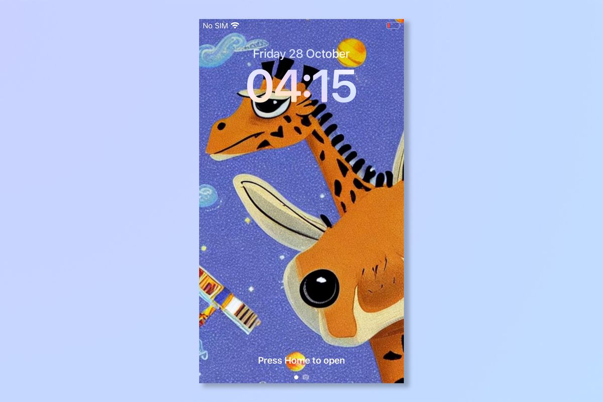 I used an AI image generator to make my iPhone wallpaper — and I'm