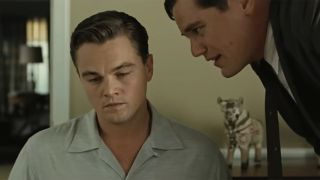 Michael Shannon and Leonardo DiCaprio in Revolutionary Road