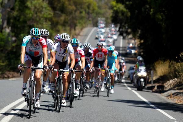 Omega Pharma-Lotto stayed near the front of the main group all day.