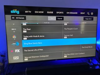 Sling on-screen guide