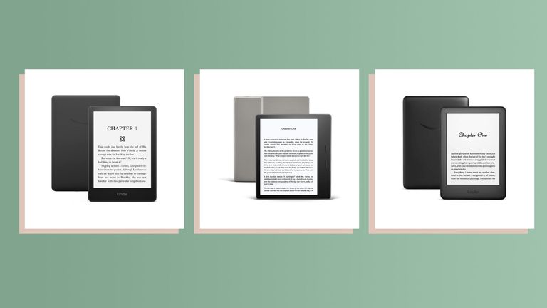 a collage image showing three of the best Kindles in w&h's round up