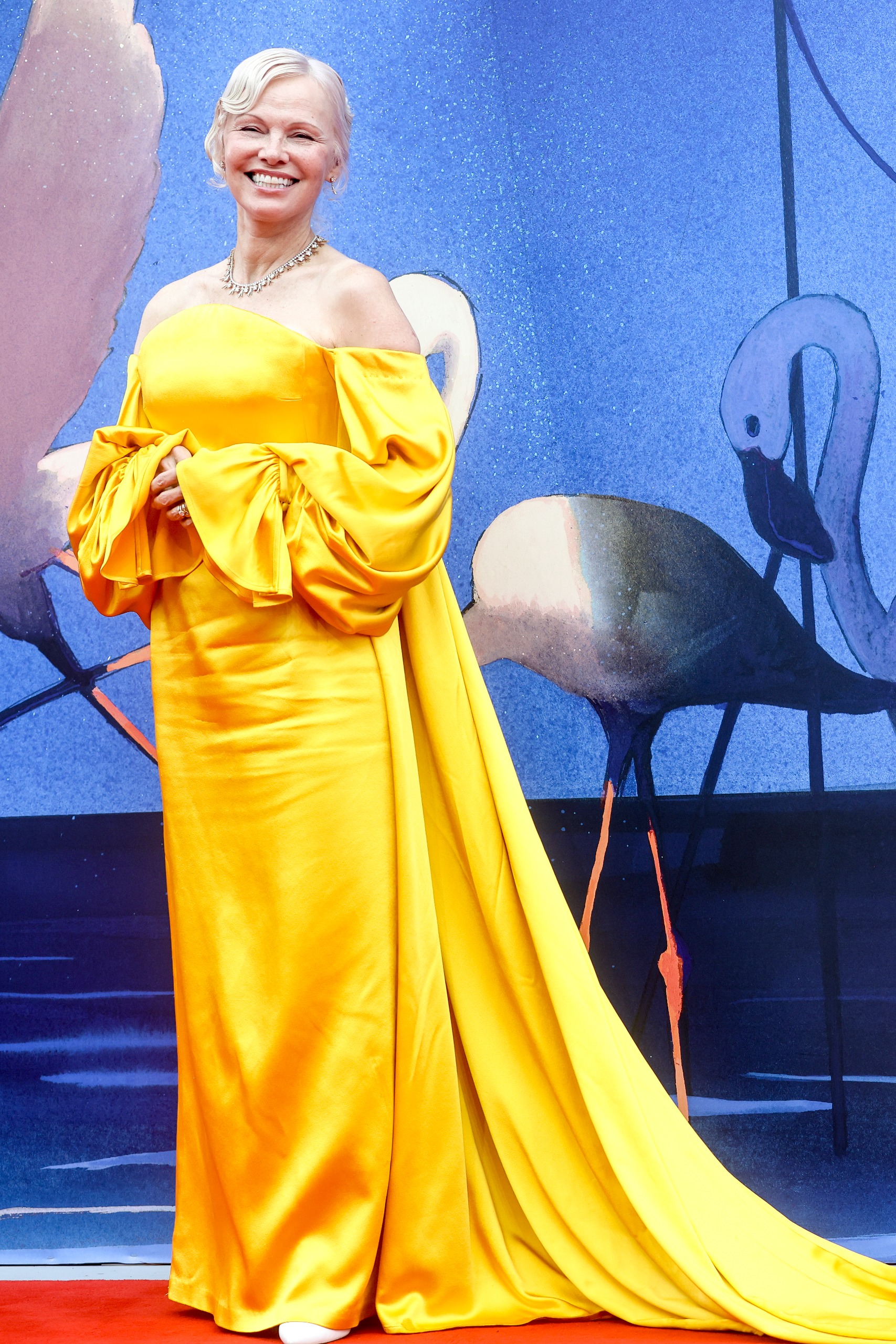 Pamela Anderson#039;s red carpet look at the 2026 Venice Film Festival