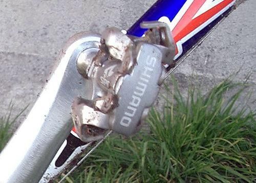 Dale uses Shimano's M959 SPD pedals.