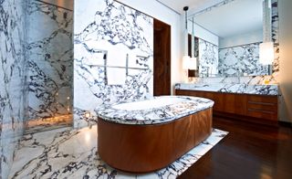 The highly crafted London Town House is an exercise in luxury by Groves Natcheva