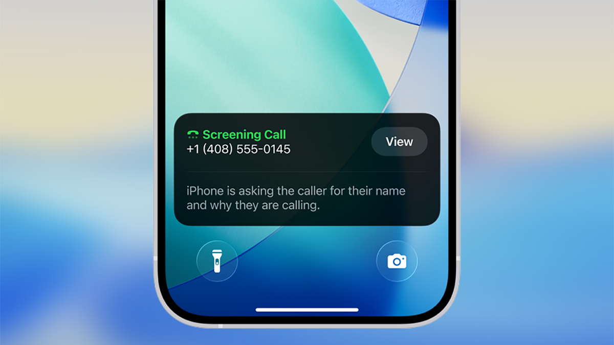 iOS 26 Call Screening