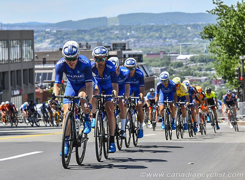 UnitedHealthcare Pro Cycling Team controlling the gap.