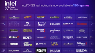 Intel XeSS 150+ games milestone graphic