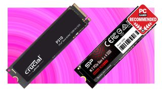 Crucial and SiliconPower SSDs