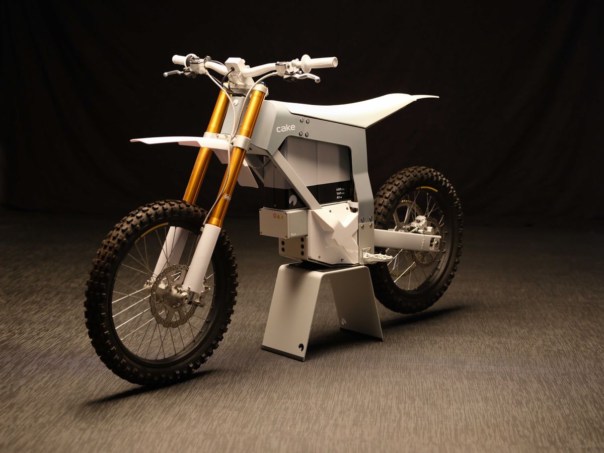 Electric bike in a showroom