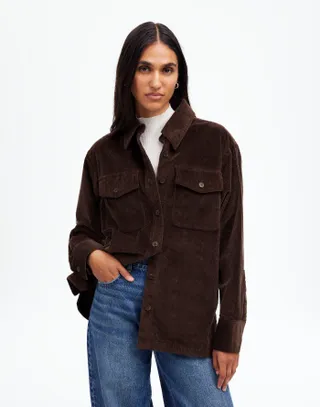 Madewell, Corduroy Relaxed Shirt-Jacket